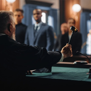 Couple arguing while meeting with a lawyer, representing tailored family law services for divorce and custody.